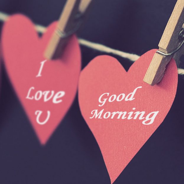 Good Morning Red Heart With I Love You - Good Morning Images, Quotes, Wishes, Messages, greetings & eCard Images