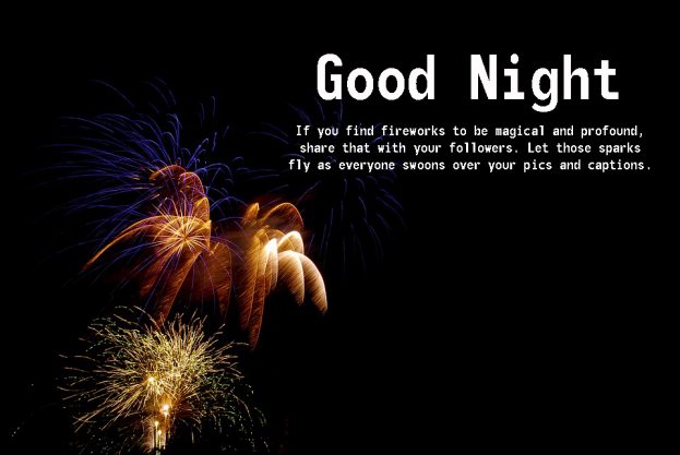 Good Night fireworks Images - Good Morning Images, Quotes, Wishes, Messages, greetings & eCard Images