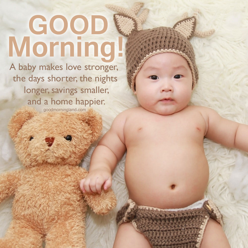 Beautiful and Amazing Good morning Baby images - Good Morning ...