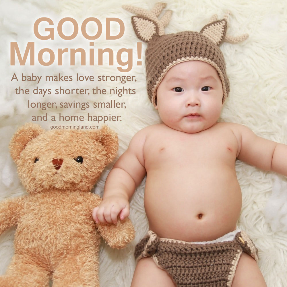 new good morning wallpaper baby