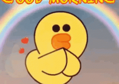 Good Morning Yellow Bird Dance Love GIFs - Good Morning Images, Quotes, Wishes, Messages, greetings & eCard Images