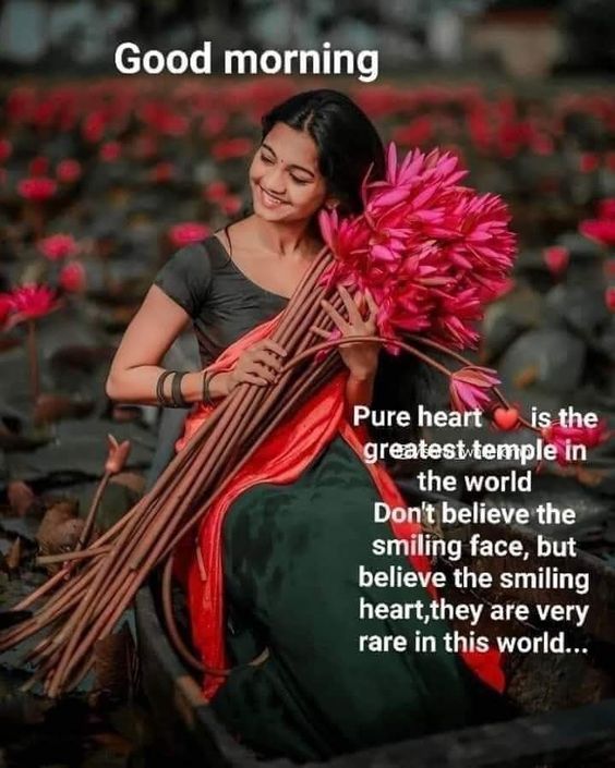 Good Morning Pure Heart Images & Quotes - Good Morning Images, Quotes, Wishes, Messages, greetings & eCard Images