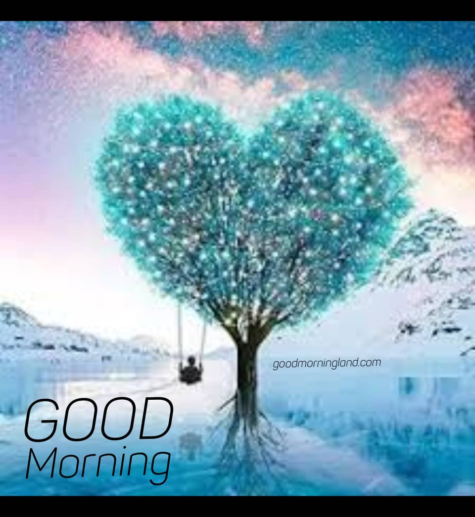 Lovely Heart Good Morning Images With Tree Love - Good Morning ...