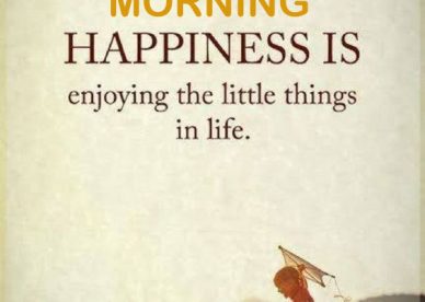 Happiness Morning Status Quotes HD