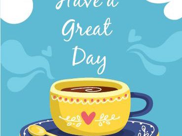 Good Morning Greeting Cards On Coffee Images