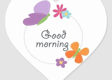 Good Morning Zazzle Heart Sticker Images