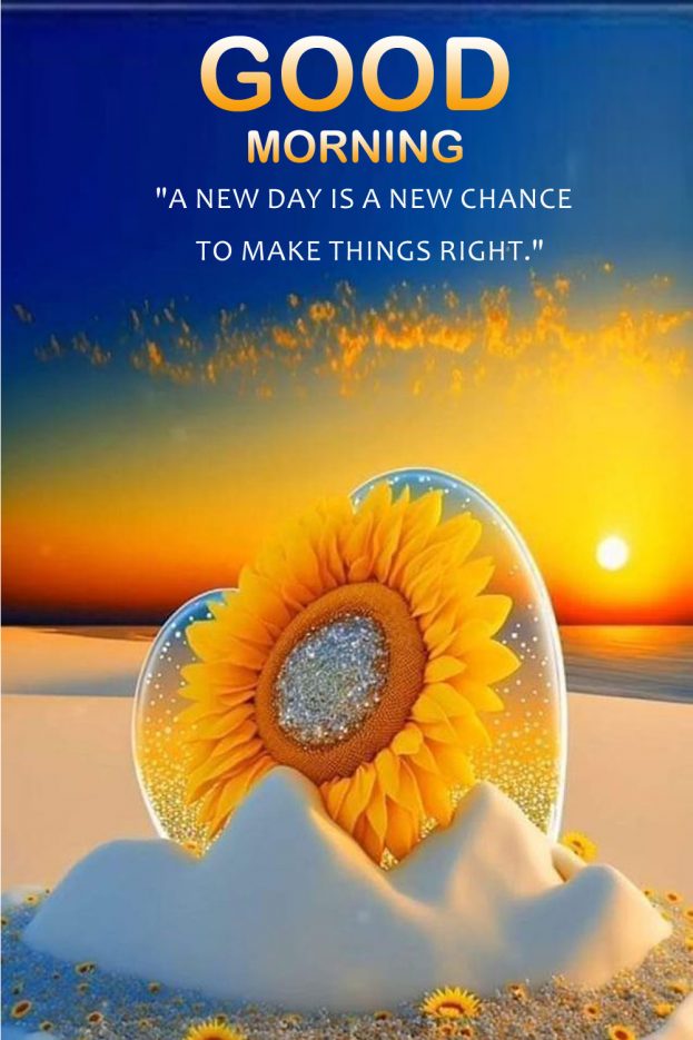 Good Morning Sunflower New Chance Pictures