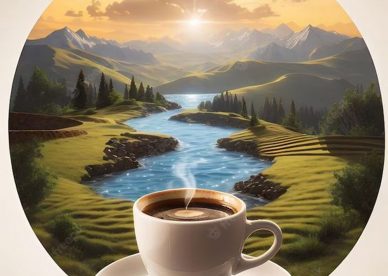 Good Morning Sunrise With Coffee Images