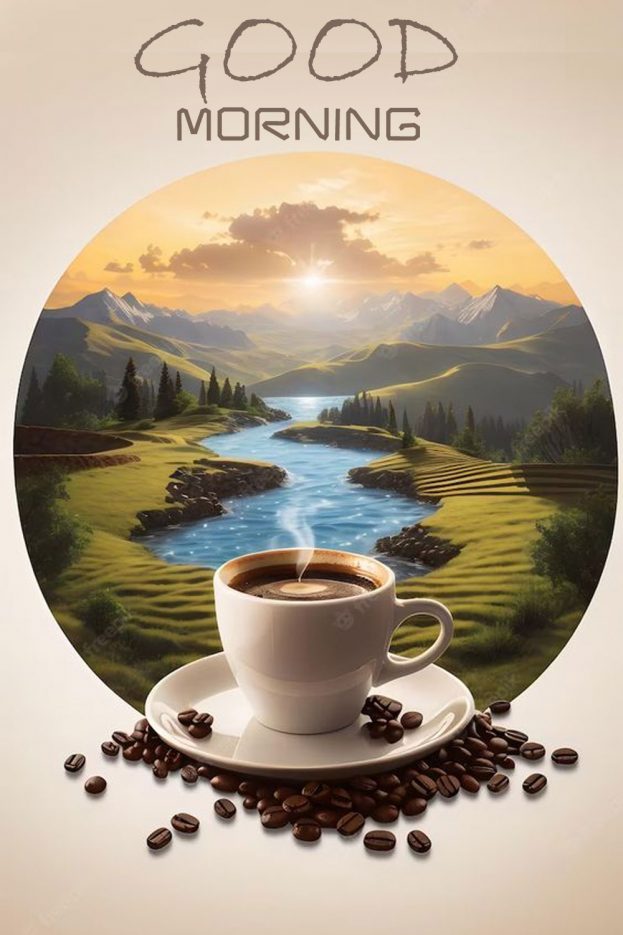 Good Morning Sunrise With Coffee Images